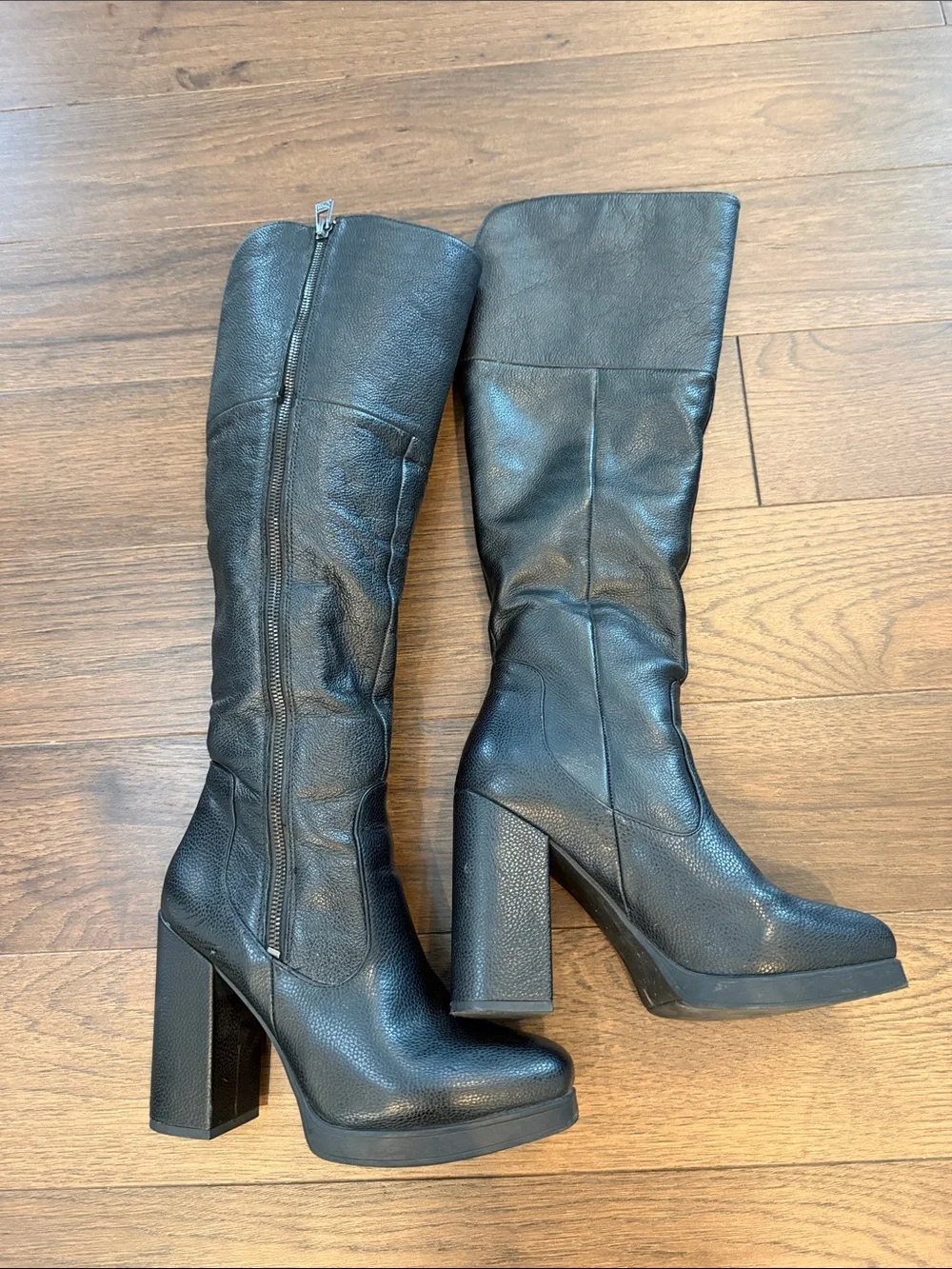 Circus by Sam Edelman - Holland Leather Boots Size 8 - C61-149